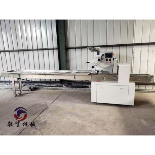 野人谷伸缩甩棍防身棍三伺服枕式自动包装机 下走纸卧式包装机