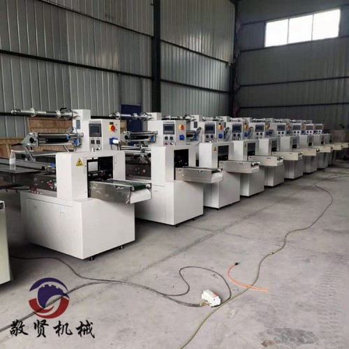 全自动面包包装机 自动理料面包糕点对接流水线生产线包装机厂家