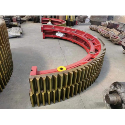 黄冈石英砂烘干机滚圈 1.8米 齿数152 生产厂家