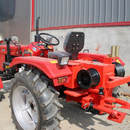 泰山50拖拉机放线车 550拖拉机牵引机 带绞盘的拖拉机绞磨