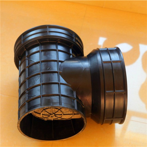 HDPE成品塑料检查井厂家 700/630主管三通污水井