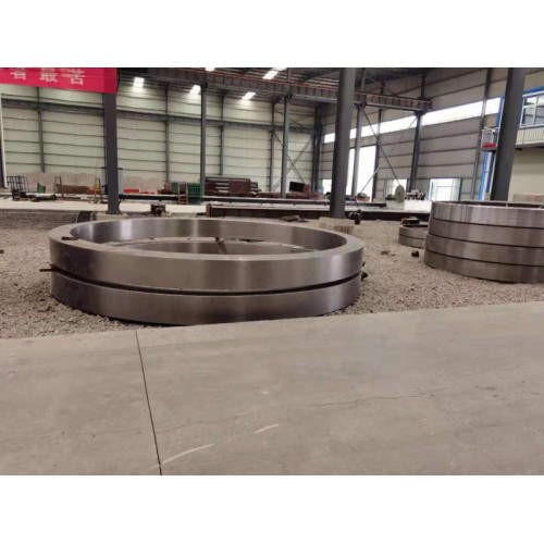 昭通生产厂家 重型铸钢粉煤灰烘干机回转窑滚圈 2.2米
