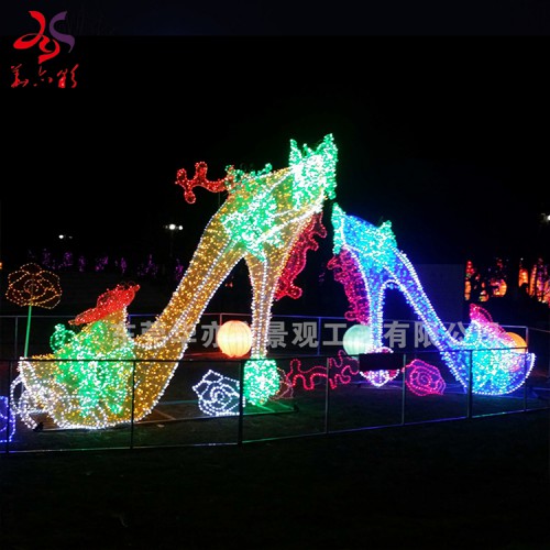 自贡灯会灯展制作设计公司大型端午节主题装饰定制龙舟龙船彩灯