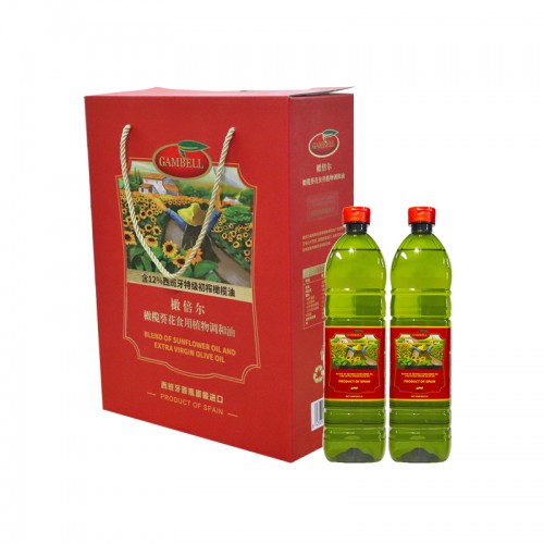 西班牙橄倍尔橄榄葵花食用植物调和油