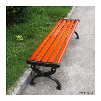 靠背长椅 小区公园椅 实木休闲椅