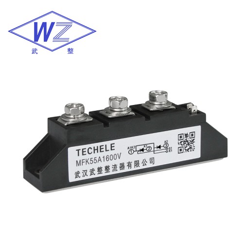 加热变频器用整流管模块 MFK55A600V 单向半控晶闸管