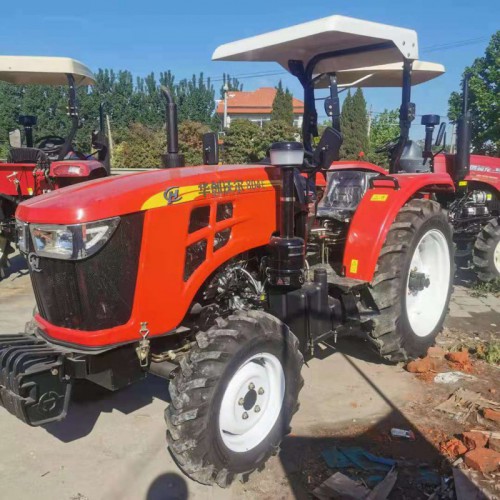 全新华创沃尔804农用四轮拖拉机 四驱多用途开荒耕地机