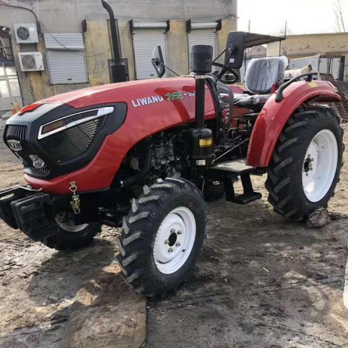 山东潍坊力王504农用拖拉机 四驱多功能旋耕开荒机