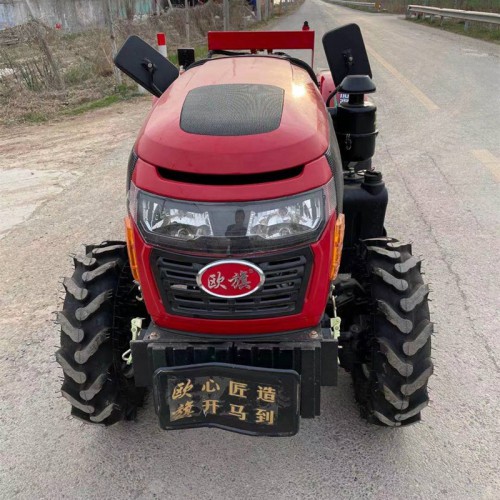 全新补后欧旗504大棚王拖拉机 车身矮小转向灵活易操作