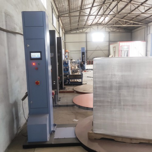 敬贤 拉伸缠绕膜机 无纺布缠绕机 压顶式小型缠膜机