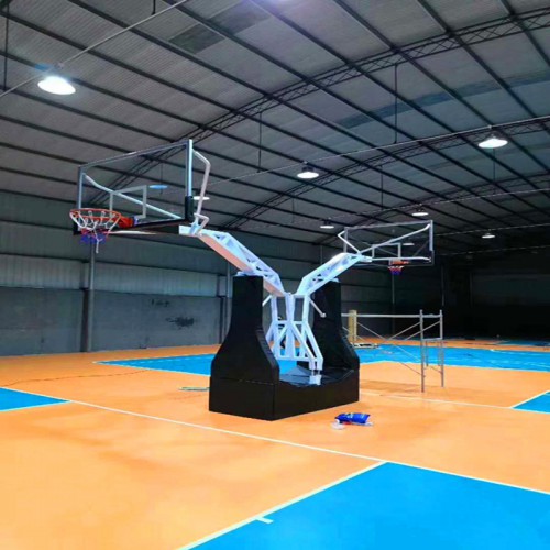 防液压篮球架  成人移动篮球架 可移动电动手动液压升降篮球架