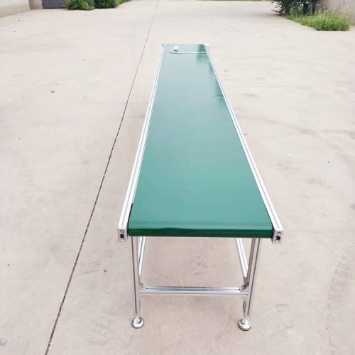 敬贤 璧发小型皮带输送机 铝型材移动升降带式皮带线