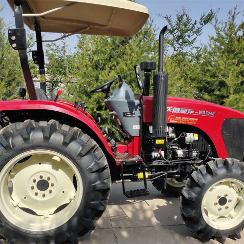 全新补后沃得704农用拖拉机 水旱两用型四驱多缸拖拉机