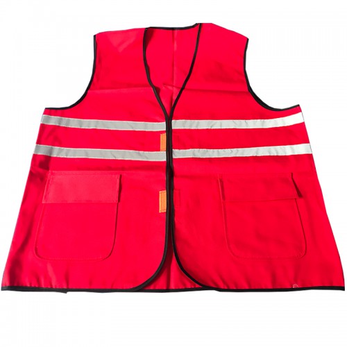 马甲 反光马甲 电力作业使用 安全帽等 红色马甲