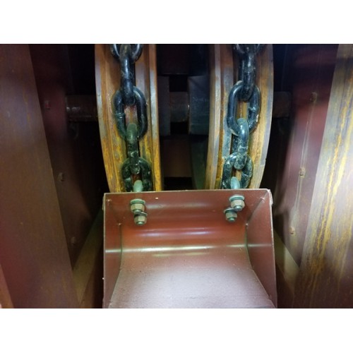 圆环链式提升机 碳钢料斗提升机