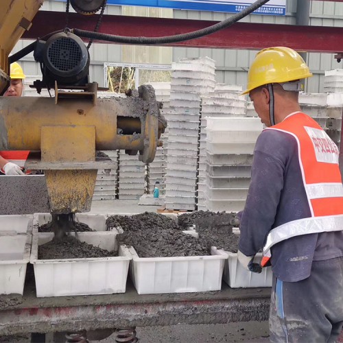 小型混凝土预制块生产设备 小型预制构件生产线 布料机厂家