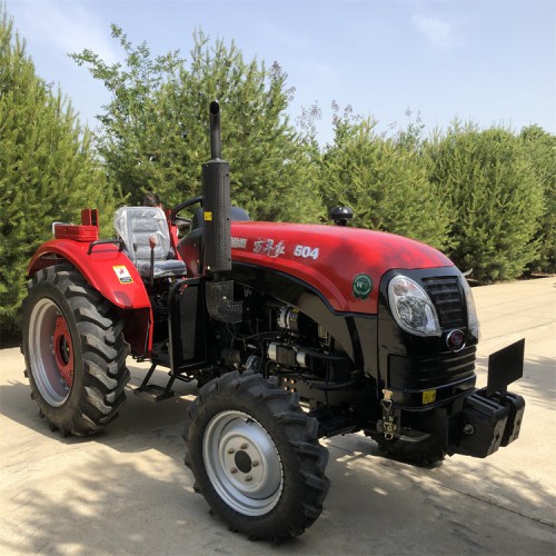 万年红504农用拖拉机 四驱高配置拖拉机 东方红动力