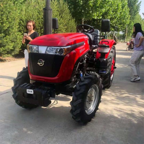 五征504农用拖拉机 四驱四缸多功能耕地机 窄轮距