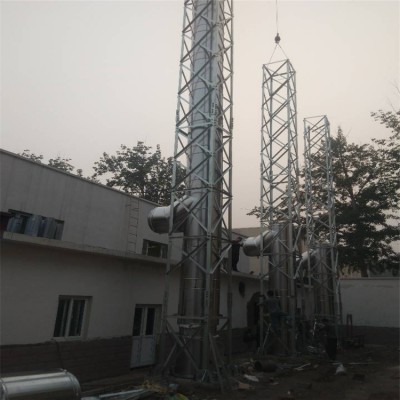 烟筒支架设计 烟囱塔支架价格 可定制