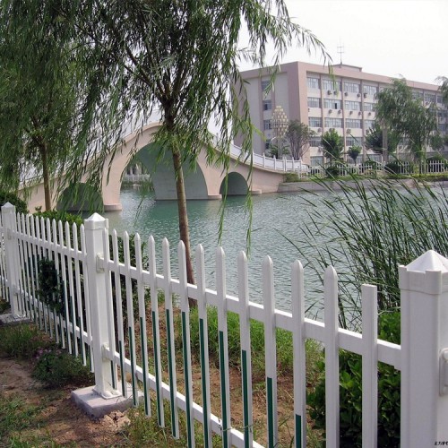 pvc围墙护栏 公园栅栏篱笆 花池耙子栏杆 生产厂家