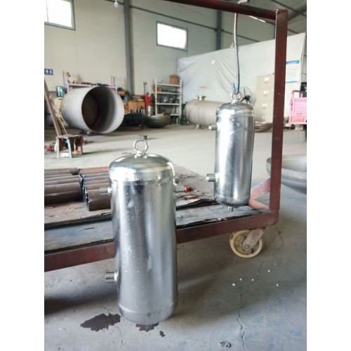 高精度不锈钢滤芯式油气空气过滤器螺旋式汽水分离器DN300