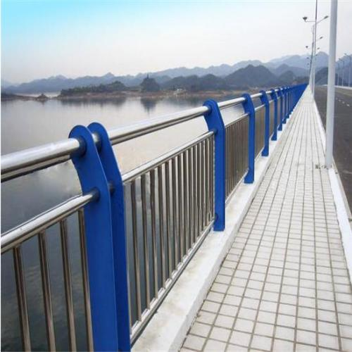 桥梁金属护栏 不锈钢复合管桥梁护栏