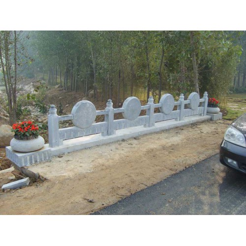 石雕栏板 石栏板厂家 汉白玉石栏板 河道石护栏