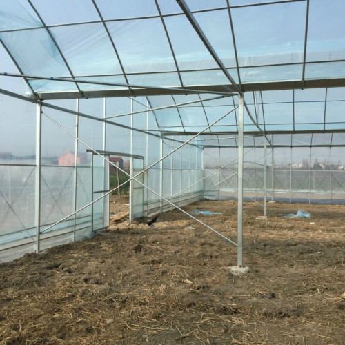 简易连栋大棚造价 农业大棚搭建 连栋钢架大棚建设