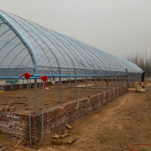 新型养殖大棚材料 大棚椭圆镀锌钢管 养猪大棚建造一平方米