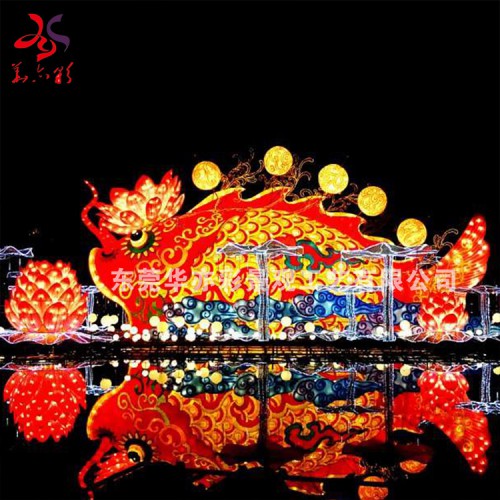 东莞彩灯灯饰制作工厂定制中秋节国庆节大型花灯灯会项目活动