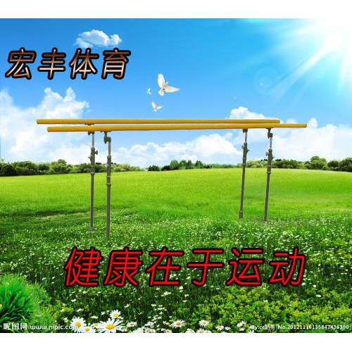 军用单双杠 标准单双杠 引体向上单杠室外铸铁双杠 比赛可移动