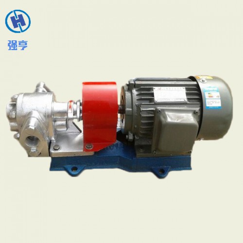 不锈钢齿轮泵输送卫生油，效率高，使用寿命长