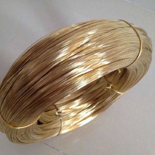 厂家直销H70饰品加工黄铜线 耐腐蚀国标黄铜线超细轴装黄铜丝