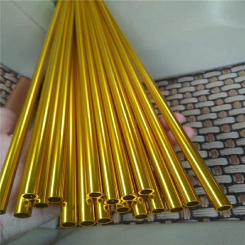 H65国标黄铜管薄壁精抽无缝黄铜管装饰用黄铜管切割加工电镀