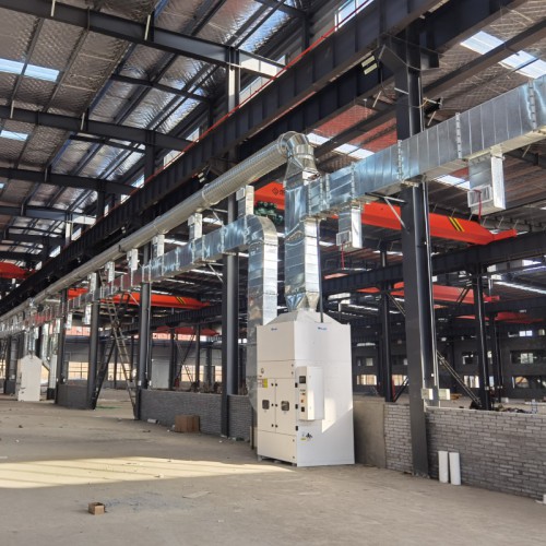 博塔重工配套吹吸式车间集中除尘 工业净化系统 中央除尘设备