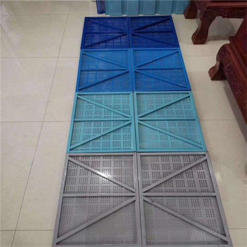 建筑爬架网  外架钢板网 喷塑冲孔网厂家