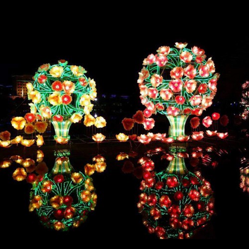 中秋节灯会灯展布展布置公司花灯彩灯制作施工队伍