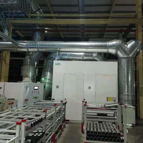 高大车间集中除尘器 吹吸式焊接集中除尘 厂房整体空气置换装置