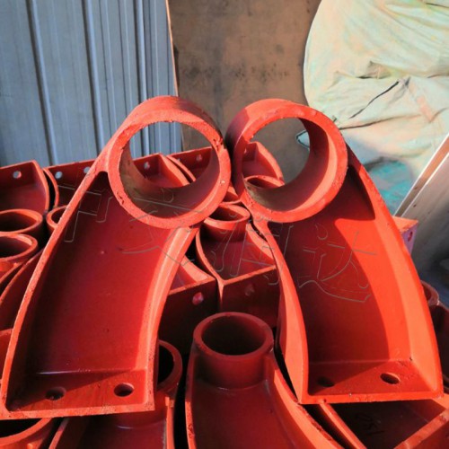 300桥梁铸铁牛角护栏支架 桥梁防撞护栏立柱