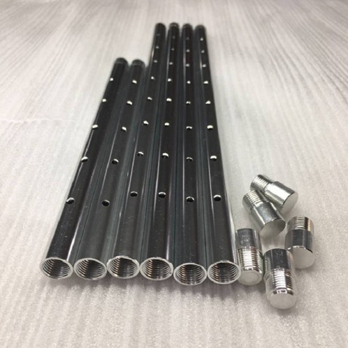 6063铝管精密切割/折弯/缩口/封口/打孔CNC加工