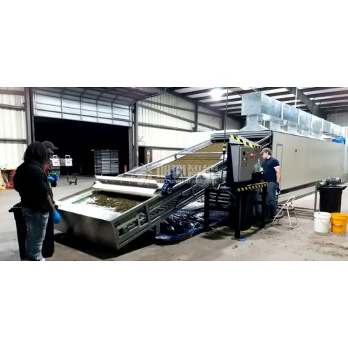 60KW单层微波烘干设备