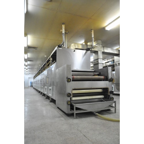 大蒜片网带式热风烘干机_多层网带式结构烘干设备