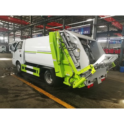 东风途逸4方蓝牌压缩垃圾车