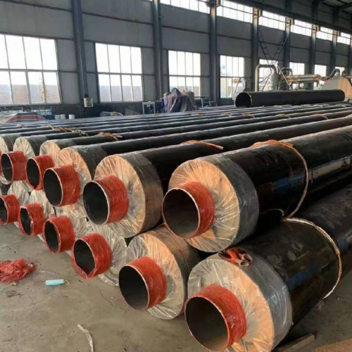 钢套钢蒸汽保温钢管 架空蒸汽保温钢管 DN400蒸汽保温管道