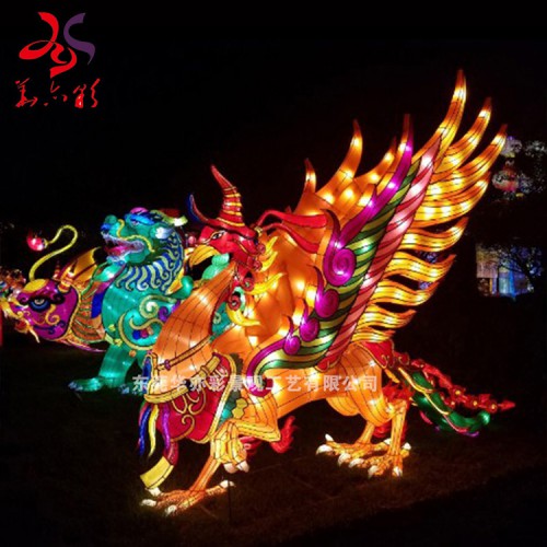 四川自贡花灯宫灯灯笼手工彩灯造型灯户外度假村氛围装饰灯