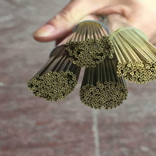 高精毛细黄铜管H65薄壁黄铜管空心铜管3*0.5、4*0.5