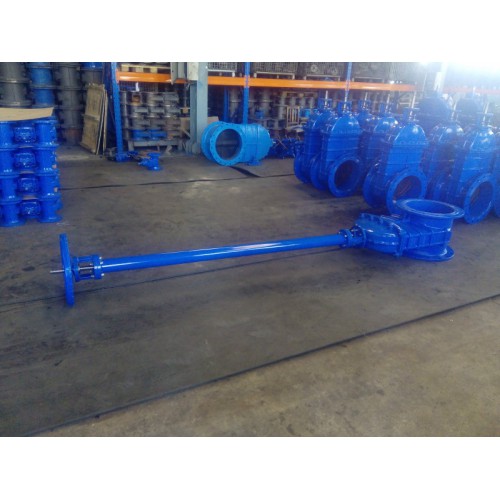 河北泊头生产的加长杆闸阀型号为Z45X