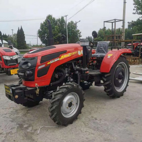 厂家直销萨丁504拖拉机 平地板 四驱拖拉机 窄轮距拖拉机