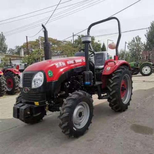 万年红804农用拖拉机 东方红发动机 四驱多功能打田机