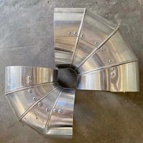 铝皮弯头加工预制 铝皮弯头